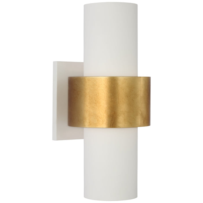 Visual Comfort Signature - JN 2300PW/G - LED Wall Sconce - Chalmette - Plaster White And Gild