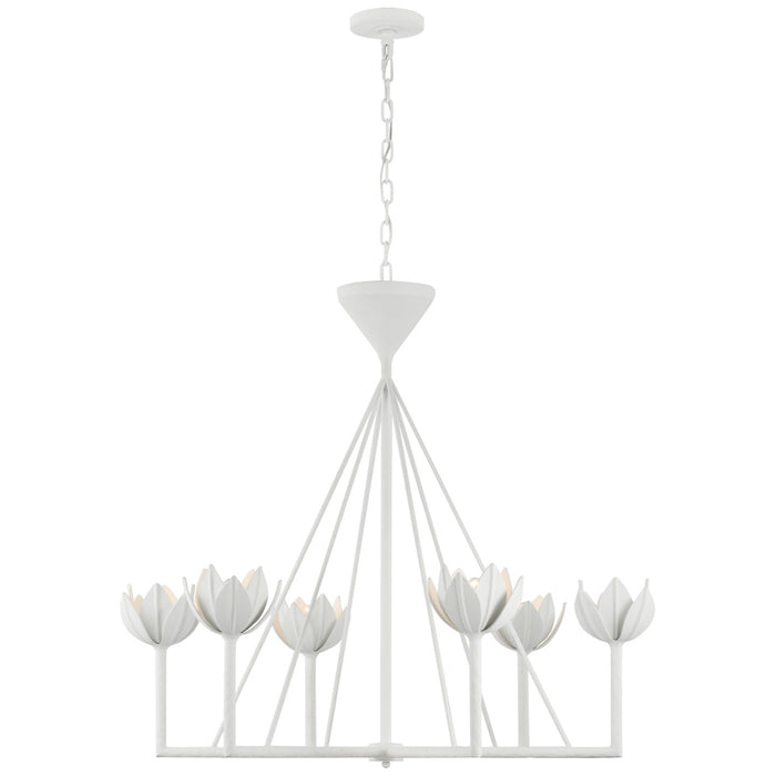 Visual Comfort Signature - JN 5008PW - LED Chandelier - Alberto - Plaster White