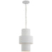 Visual Comfort Signature - JN 5330PW - LED Pendant - Chalmette - Plaster White