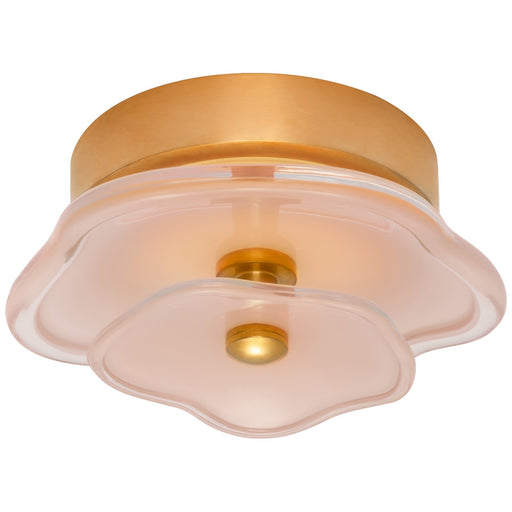 Visual Comfort Signature - KS 4063SB-BLS - LED Flush Mount - Leighton - Soft Brass