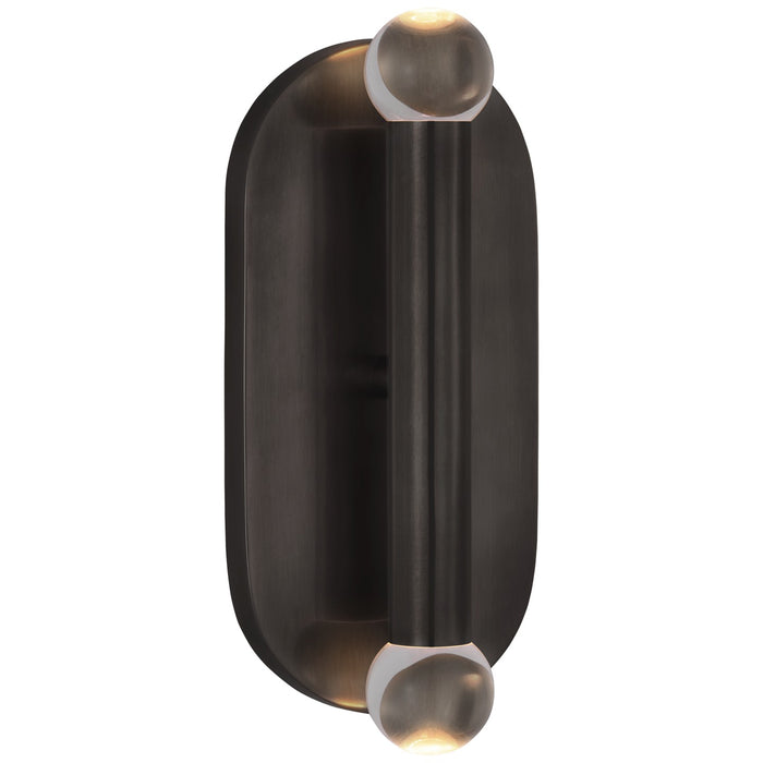 Visual Comfort Signature - KW 2282BZ-CG - LED Wall Sconce - Rousseau - Bronze