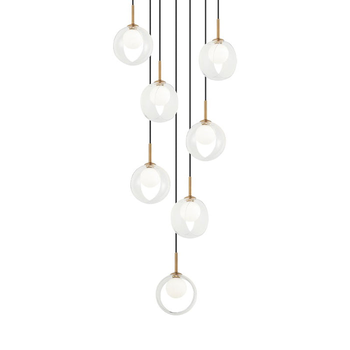 Matteo Lighting - C60607AGCL - LED Pendant - Delcia