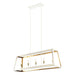 Matteo Lighting - C72105WHAG - Five Light Pendant - Rosalie