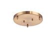 Matteo Lighting - CP0103AG - Canopy - Multi Ceiling Canopy (Line Voltage) - Aged Gold Brass