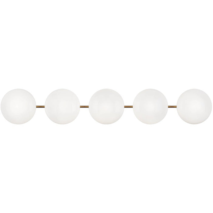 Matteo Lighting - S05105AGOP - Five Light Wall Sconce - Pearlesque