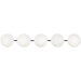 Matteo Lighting - S05105MBOP - Five Light Wall Sconce - Pearlesque