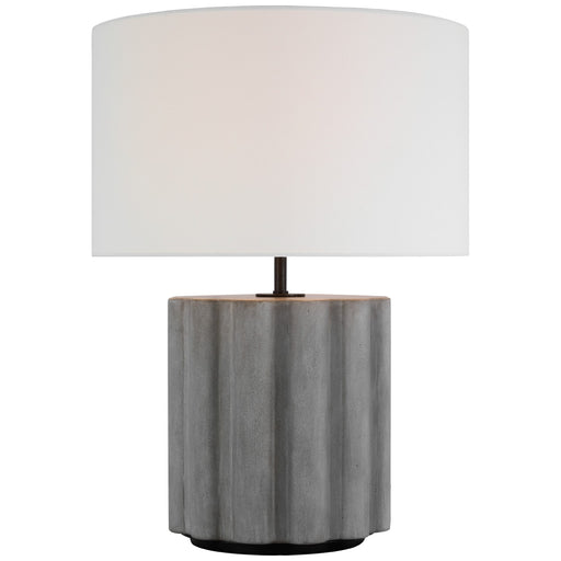 Visual Comfort Signature - KW 3210OYS-L - LED Table Lamp - Scioto - Oyster Stained Concrete
