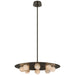 Visual Comfort Signature - KW 5521MBZ-ALB - LED Chandelier - Pertica - Mirrored Bronze