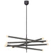 Visual Comfort Signature - KW 5587BZ-ECG - LED Chandelier - Rousseau - Bronze