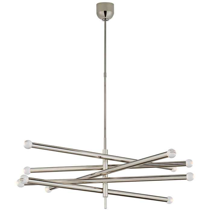 Visual Comfort Signature - KW 5587PN-CG - LED Chandelier - Rousseau - Polished Nickel