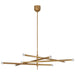 Visual Comfort Signature - KW 5589AB-CG - LED Chandelier - Rousseau - Antique-Burnished Brass