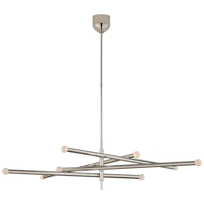 Visual Comfort Signature - KW 5589PN-ECG - LED Chandelier - Rousseau - Polished Nickel