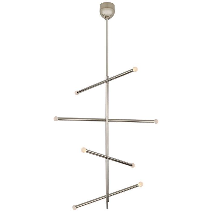 Visual Comfort Signature - KW 5593PN-ECG - LED Chandelier - Rousseau - Polished Nickel