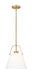 Z-Lite - 743P12-HBR - One Light Pendant - Z-Studio - Heritage Brass