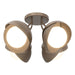 Hubbardton Forge - 121376-SKT-05-05-GG0711 - Four Light Semi-Flush Mount - Brooklyn - Bronze