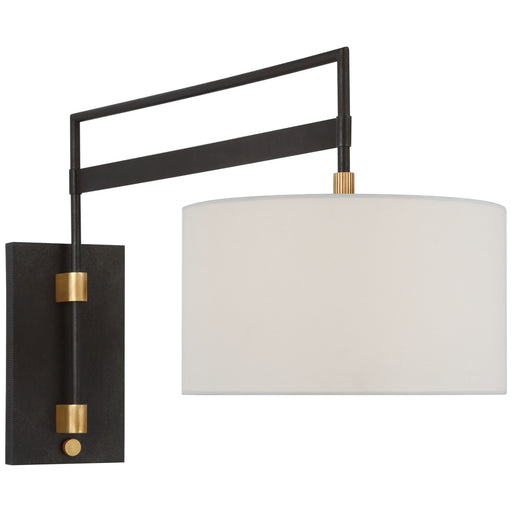 Visual Comfort Signature - RB 2061WI/AB-L - LED Wall Sconce - Gael - Warm Iron And Antique Brass