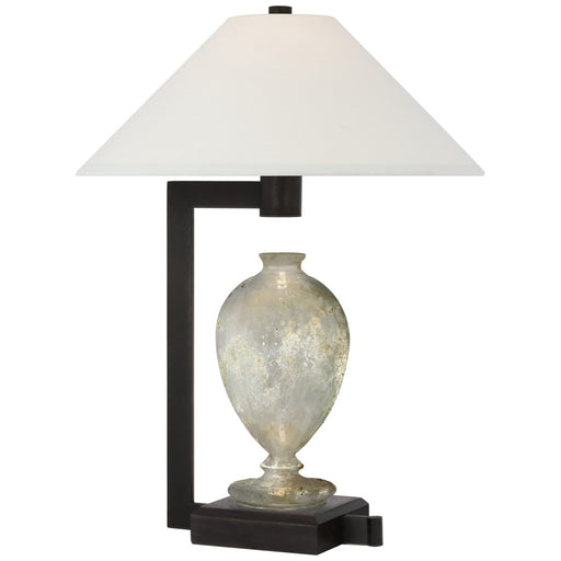 Visual Comfort Signature - RB 3090EG/WI-L - LED Table Lamp - Phial - Etruscan Glass And Warm Iron And Dark Walnut
