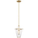 Visual Comfort Signature - RB 5090AB-CG - LED Lantern - Ovalle - Antique Brass