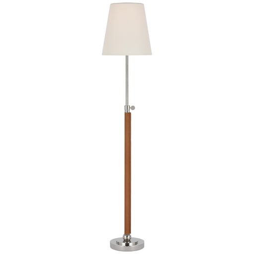 Visual Comfort Signature - TOB 3580PN/NAT-L - LED Table Lamp - Bryant Wrapped - Polished Nickel And Natural Leather