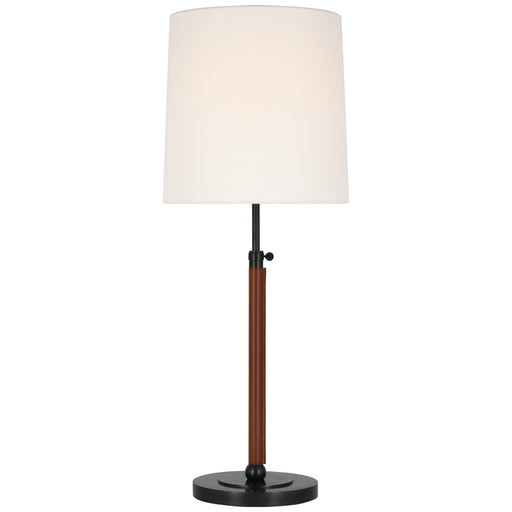 Visual Comfort Signature - TOB 3581BZ/SDL-L - LED Table Lamp - Bryant Wrapped - Bronze And Saddle Leather