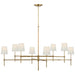 Visual Comfort Signature - TOB 5198HAB-L - LED Chandelier - Bryant - Hand-Rubbed Antique Brass