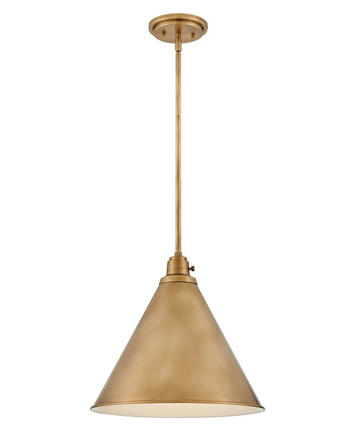 Hinkley - 3694HB - LED Pendant - Arti - Heritage Brass