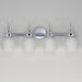 Maxim - 12334WTPC - Four Light Bath Vanity - Milk - Polished Chrome