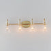 Maxim - 12484CLNAB - Four Light Bath Vanity - Ava - Natural Aged Brass