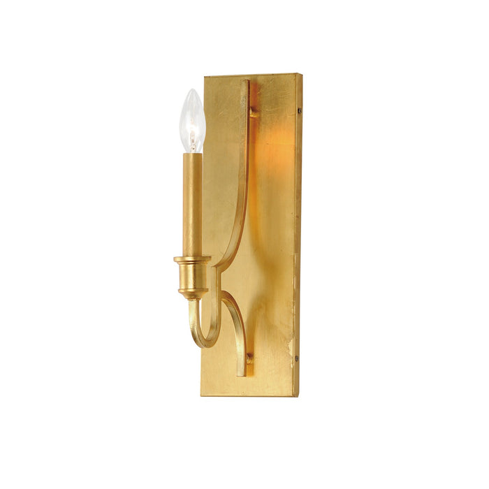 Maxim - 12781GL - One Light Wall Sconce - Normandy - Gold Leaf