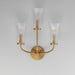 Maxim - 16153CRNAB - Three Light Wall Sconce - Camelot - Natural Aged Brass