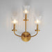 Maxim - 16153CRNAB - Three Light Wall Sconce - Camelot - Natural Aged Brass