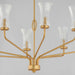 Maxim - 16158CRNAB - Eight Light Chandelier - Camelot - Natural Aged Brass
