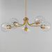 Maxim - 21635CLNAB - Five Light Chandelier - Knox - Natural Aged Brass