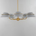 Maxim - 25225LFGNAB - Five Light Chandelier - Lucas - Natural Aged Brass
