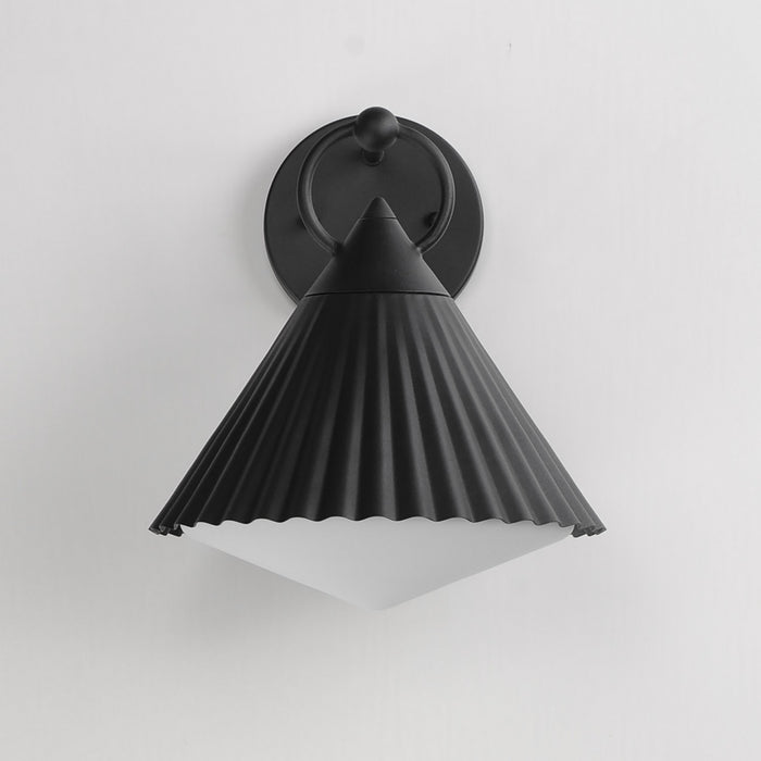 Maxim - 35134WTBK - One Light Wall Sconce - Odette - Black