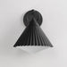 Maxim - 35134WTBK - One Light Wall Sconce - Odette - Black