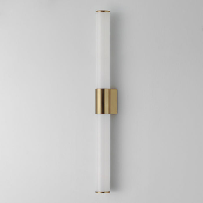 Maxim - 52504WTNAB - LED Bath Vanity - Tubo - Natural Aged Brass