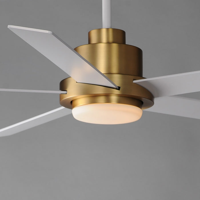Maxim - 88826WTNAB - 60 Inch Ceiling Fan - Daisy - Natural Aged Brass