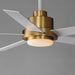 Maxim - 88826WTNAB - 60 Inch Ceiling Fan - Daisy - Natural Aged Brass