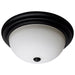 Nuvo Lighting - 60-129 - Three Light Flush Mount - Matte Black