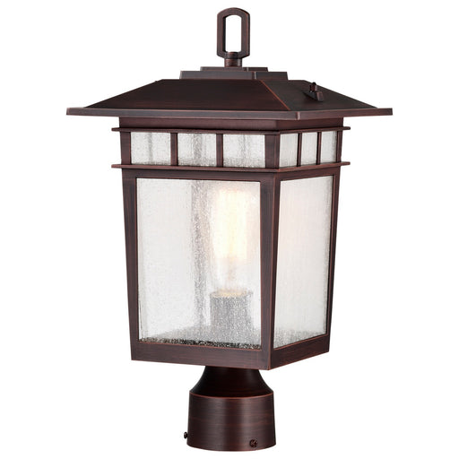 Nuvo Lighting - 60-5952 - One Light Outdoor Post Lantern - Cove Neck - Rustic Bronze