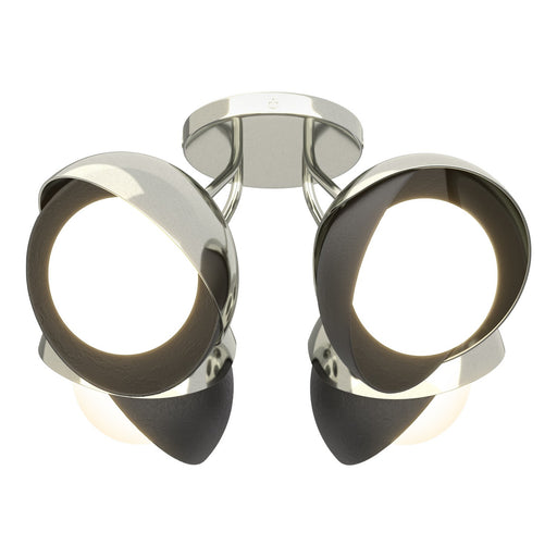 Brooklyn Four Light Semi-Flush Mount Sterling