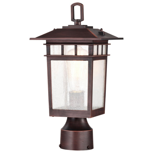 Nuvo Lighting - 60-5955 - One Light Outdoor Post Lantern - Cove Neck - Rustic Bronze