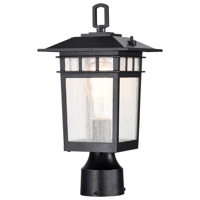 Nuvo Lighting - 60-5956 - One Light Outdoor Post Lantern - Cove Neck - Textured Black