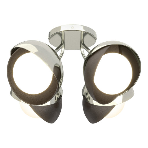 Brooklyn Four Light Semi-Flush Mount Sterling