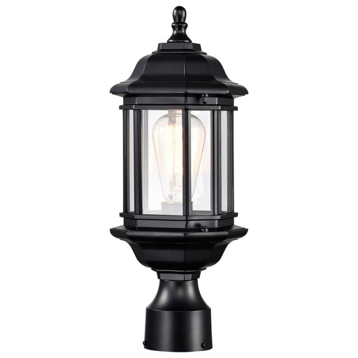 Nuvo Lighting - 60-6116 - One Light Outdoor Post Lantern - Hopkins - Matte Black