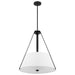 Nuvo Lighting - 60-7696 - Three Light Pendant - Brewster - Black