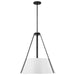 Nuvo Lighting - 60-7697 - Three Light Pendant - Brewster - Black