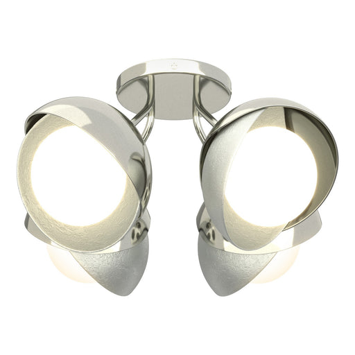 Brooklyn Four Light Semi-Flush Mount Sterling