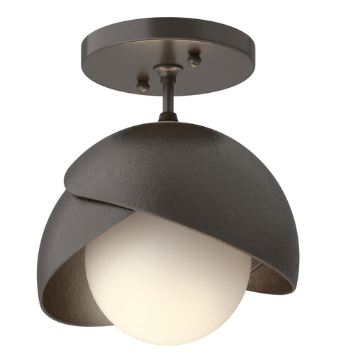 Brooklyn One Light Semi-Flush Mount Oil Rubbed Bronze